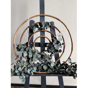 OUTLET decoratie hanger eucalyptus, Ø50cm (1 stuk beschikbaar)