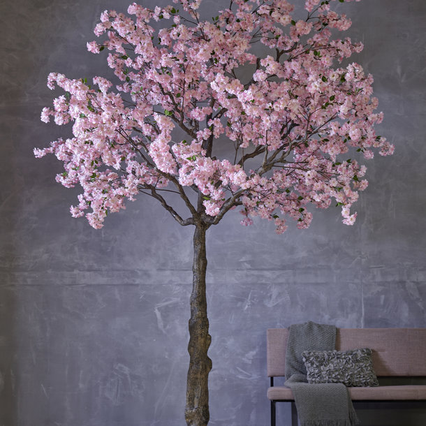 Kunst Bloesemboom roze 300 cm