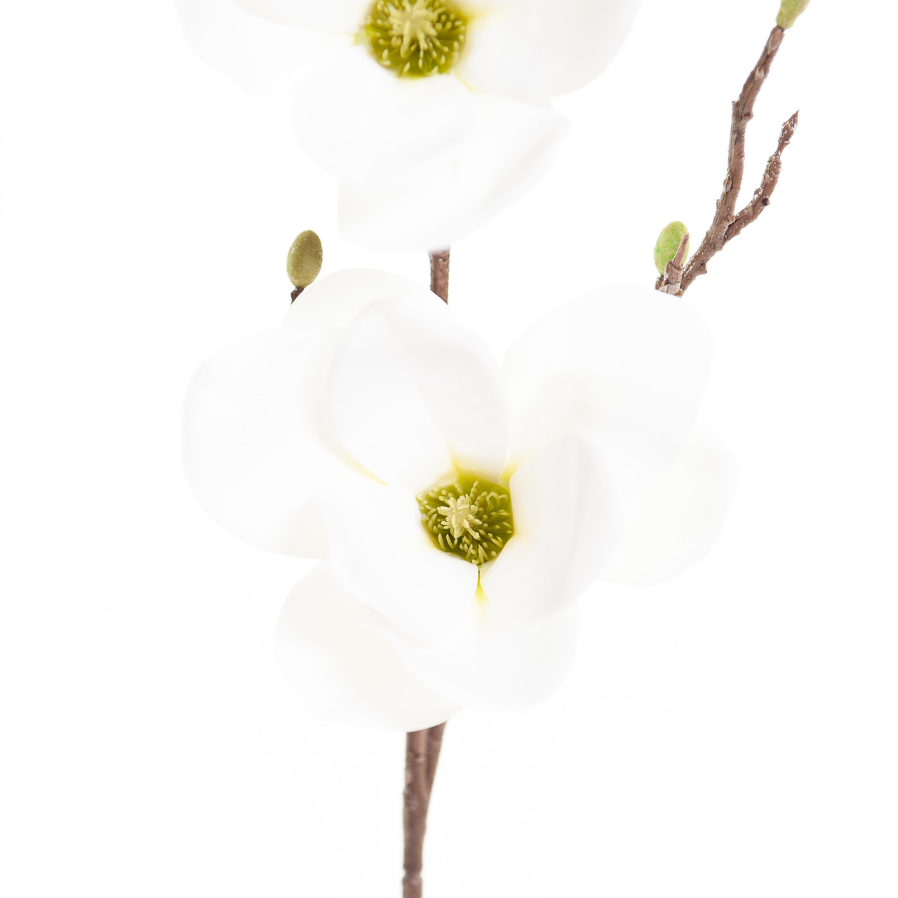 Kunst Magnoliatak 93 cm wit