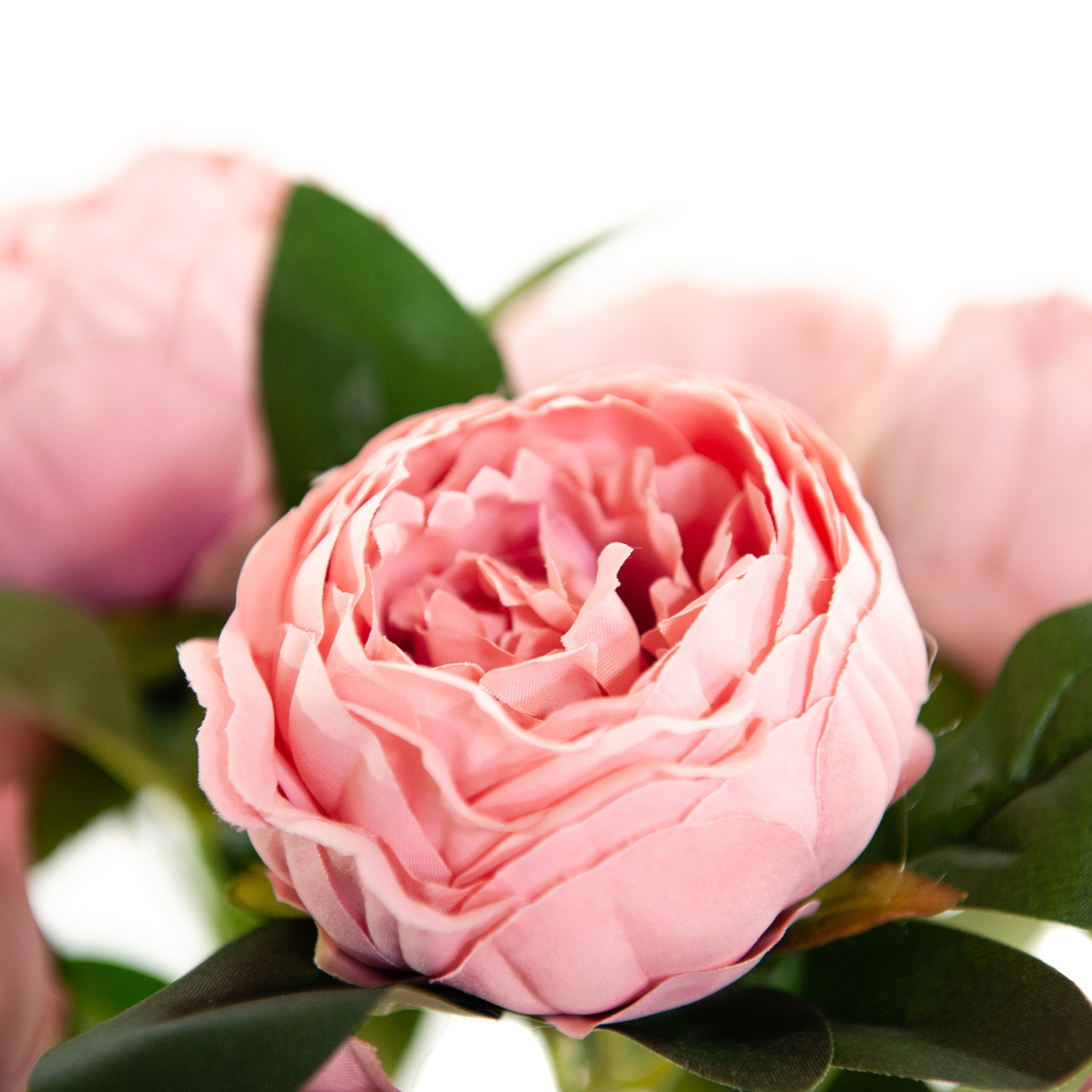 Kunstboeket Pioenrozen 43 cm oud-roze