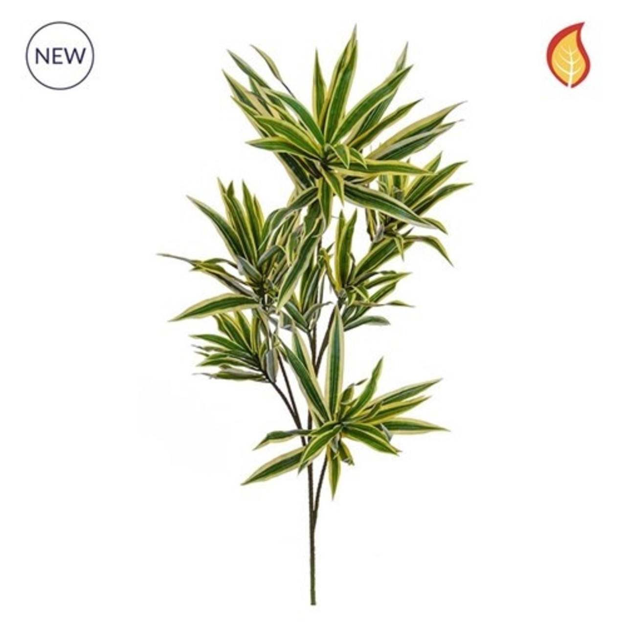 Dracaena Kunsttak 85 cm bont FR