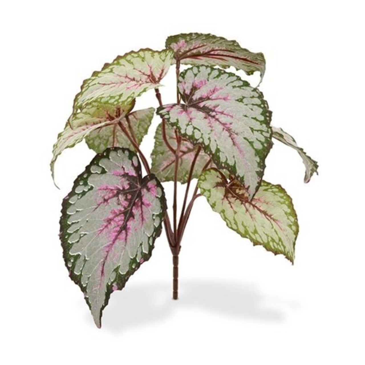 Bladbegonia kunstplant 25 cm