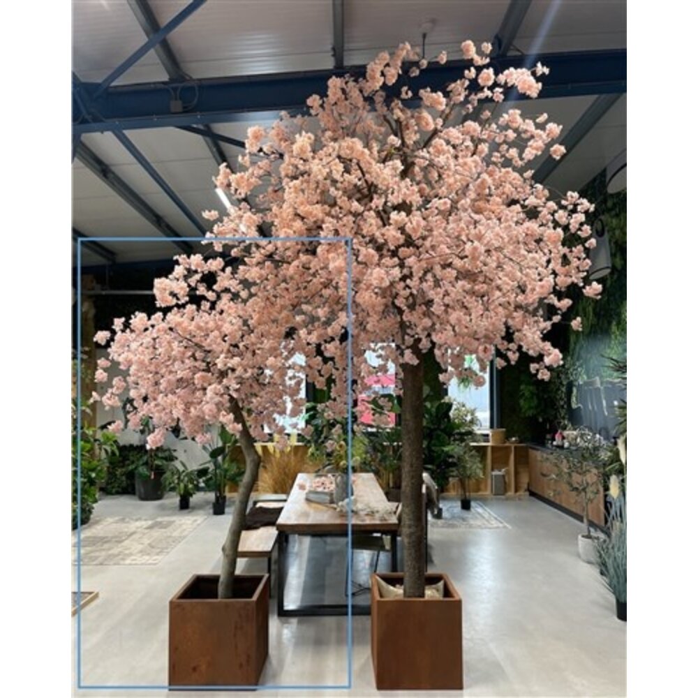 Coolplant Blütenbaum nach Maß rosa 280 cm – schwer entflammbar