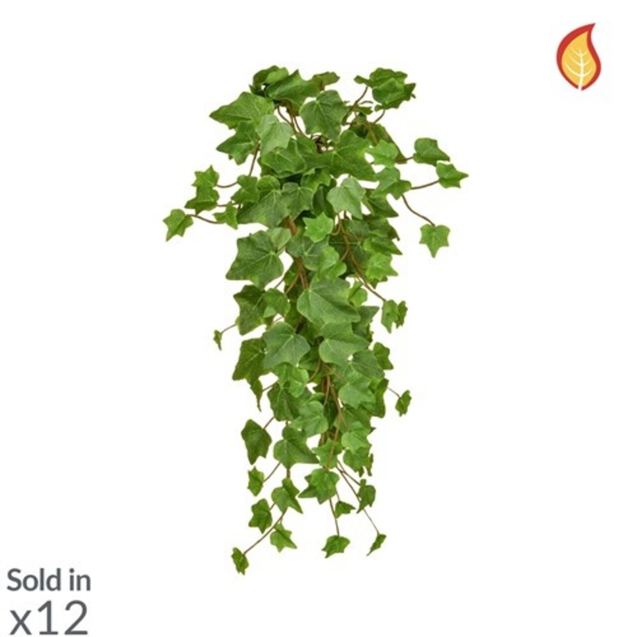 Kunst Hangplant Hedera groen 55 cm FR