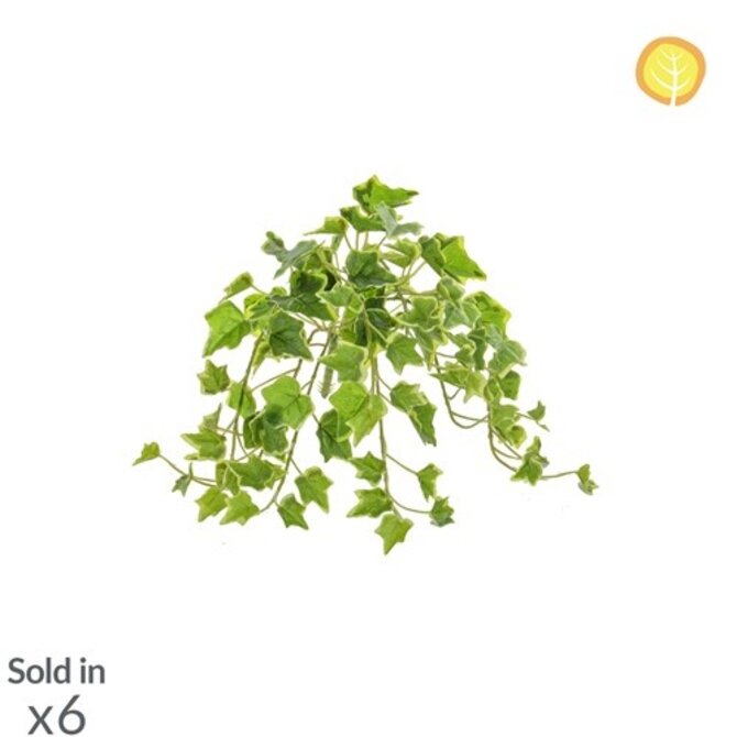 Kunst Hangplant Hedera bont 40 cm UV