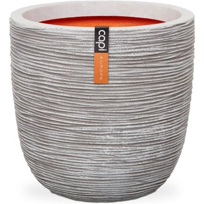 Pot Bol Rib 35x34 Ivoor