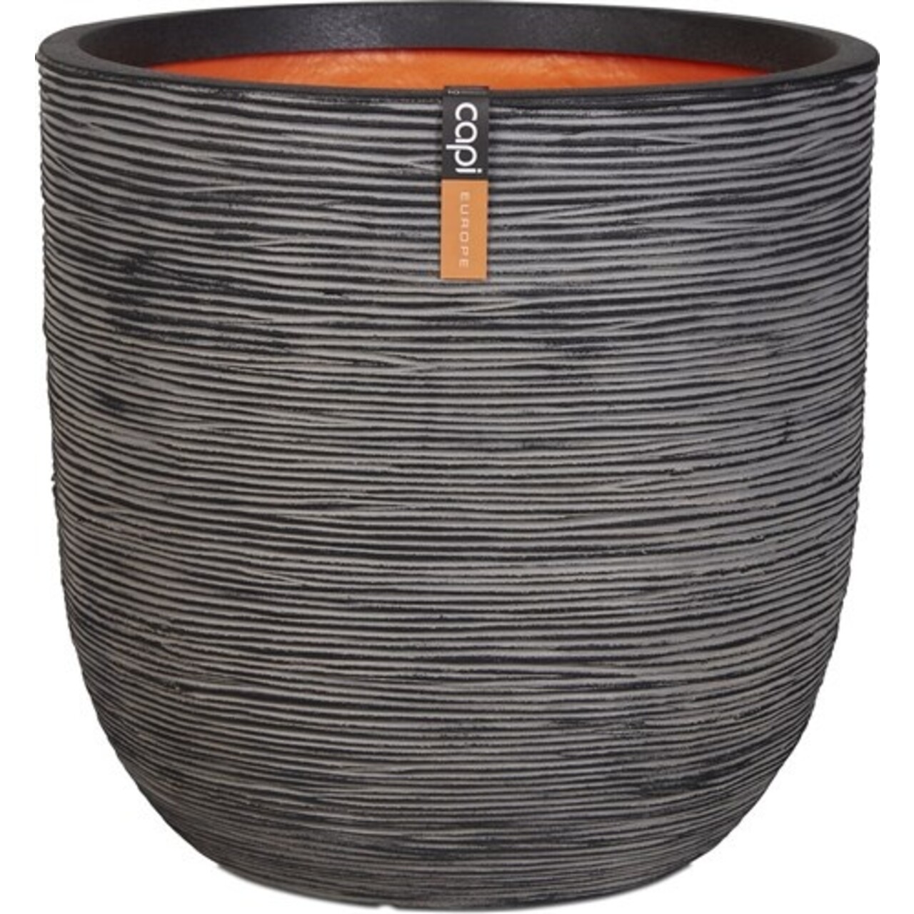 Pot Bol Rib 54x52 Antraciet