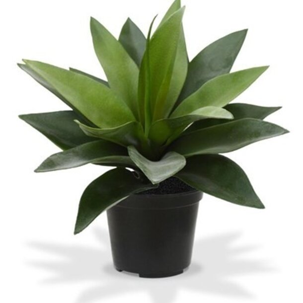 Agave kunstplant 25cm in pot
