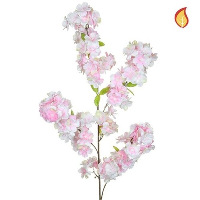 Bloesemtak wit/roze 100 cm FR