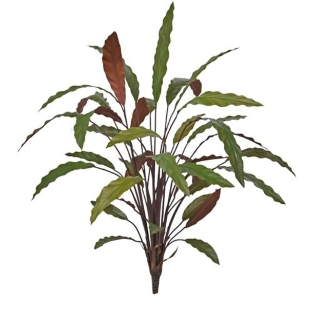 Kunstboeket Calathea 75 cm groen/rood