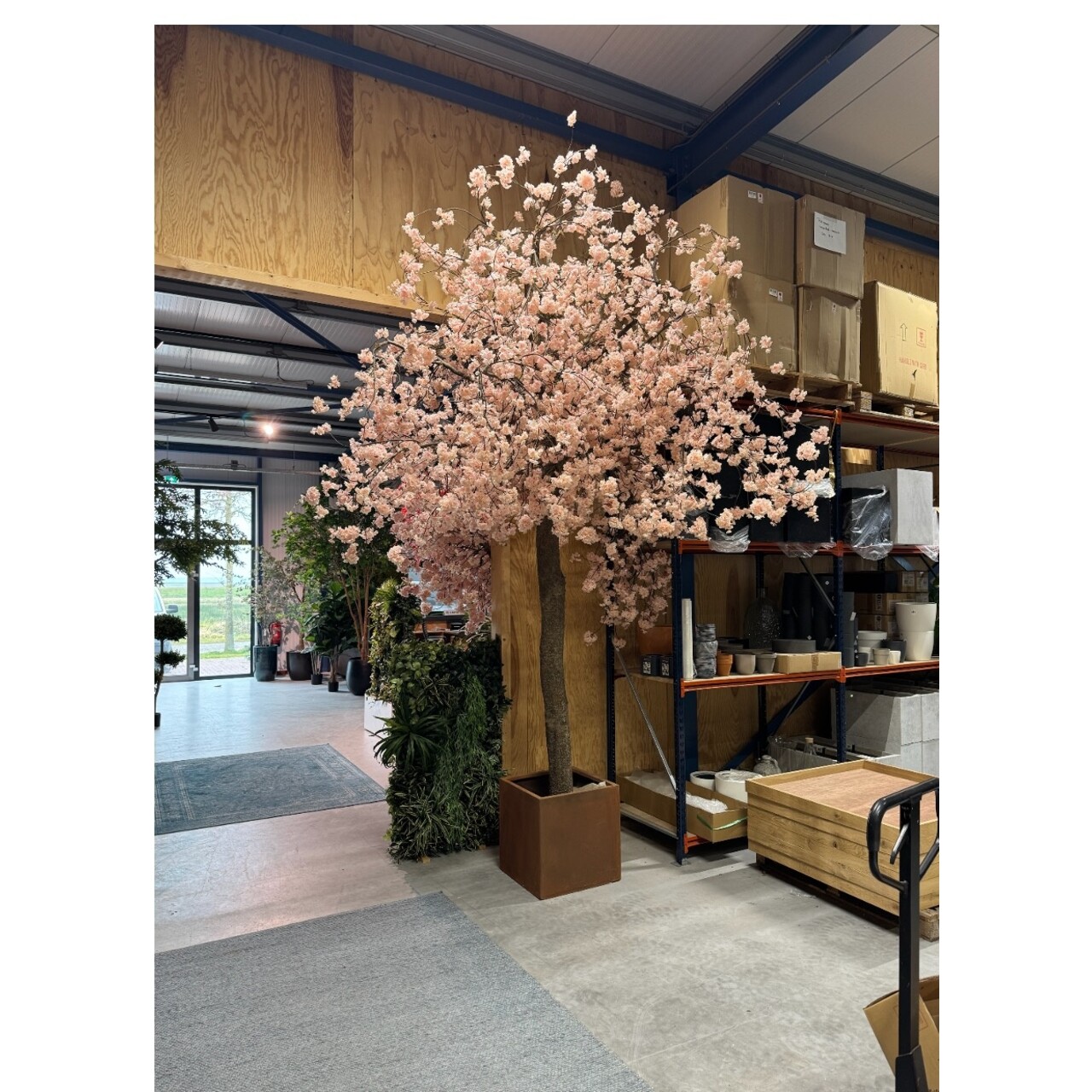 Bloesemboom op maat roze 400 cm – brandvertragend