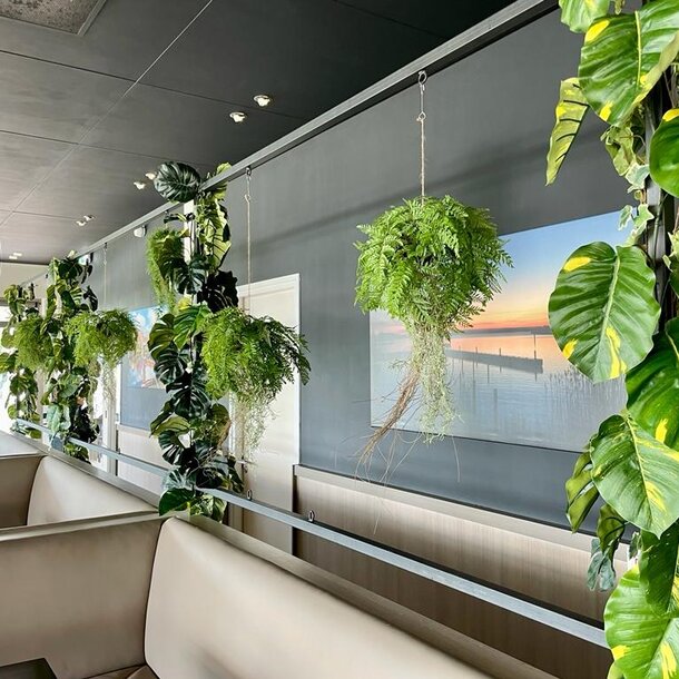 Kunst Monstera Guirlande 180 cm FR