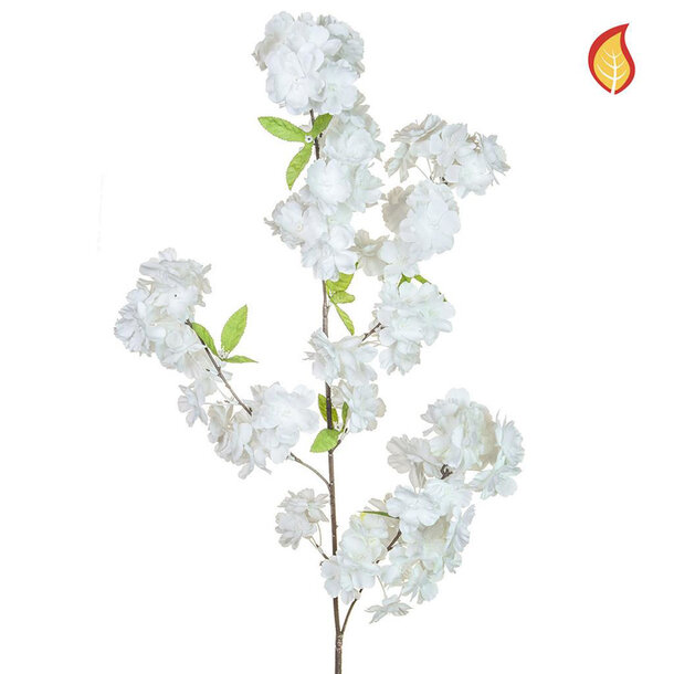 Bloesemtak wit 100 cm FR