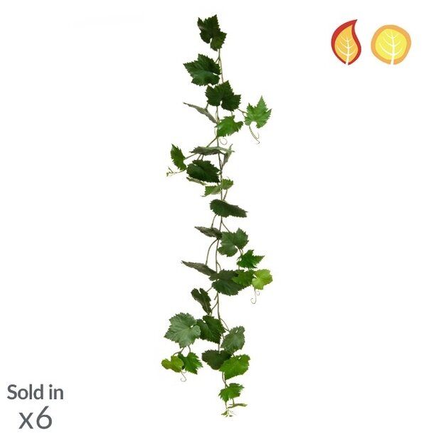Kunst Druiven klimop 118 cm FR UV