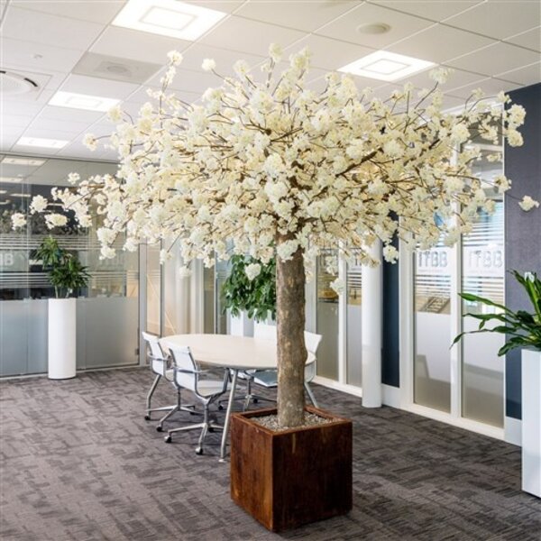 Coolplant Bloesemboom op maat wit 300 cm – brandvertragend