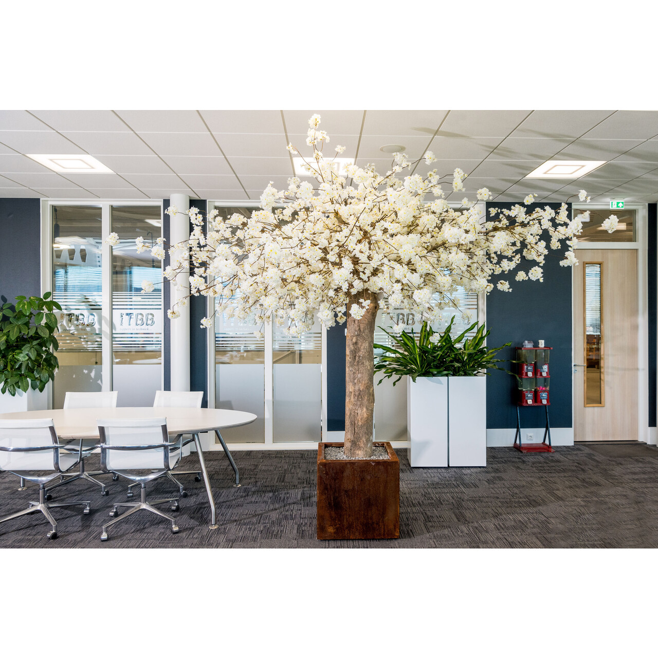 Bloesemboom op maat wit 300 cm – brandvertragend