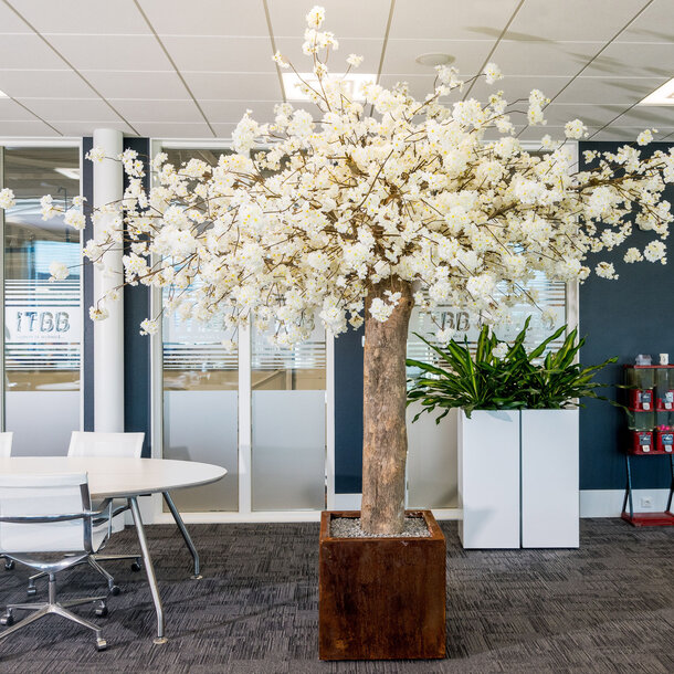 Bloesemboom op maat wit 300 cm – brandvertragend