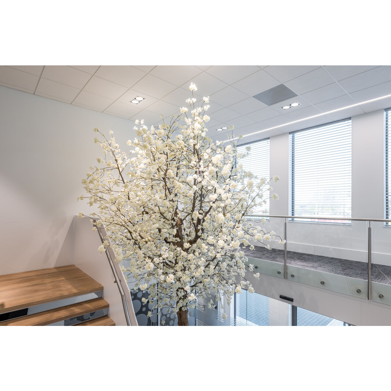 Bloesemboom op maat wit 650 cm – brandvertragend