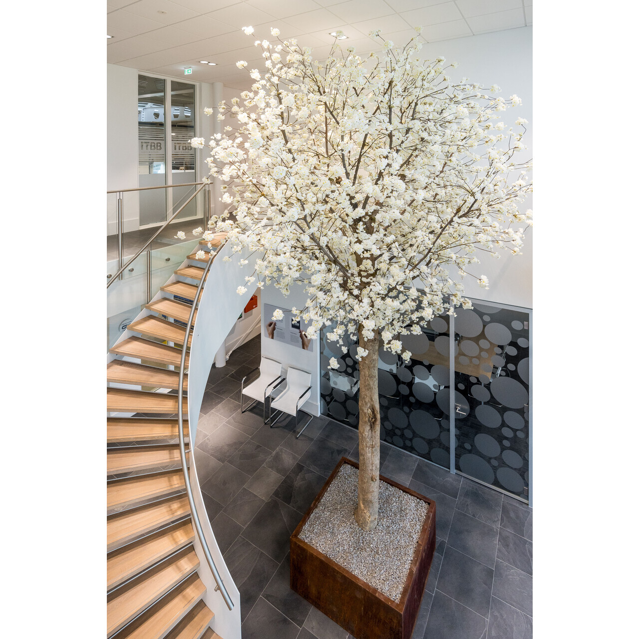 Bloesemboom op maat wit 650 cm – brandvertragend