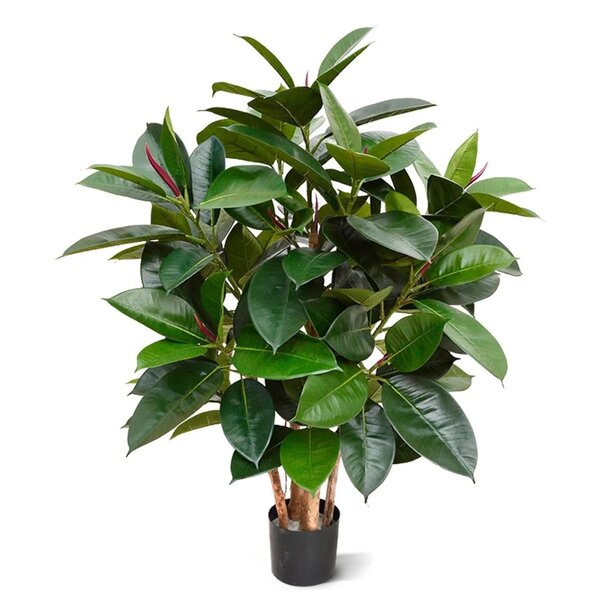 Elastica Robusta kunstplant 90cm - FR - brandvertragend