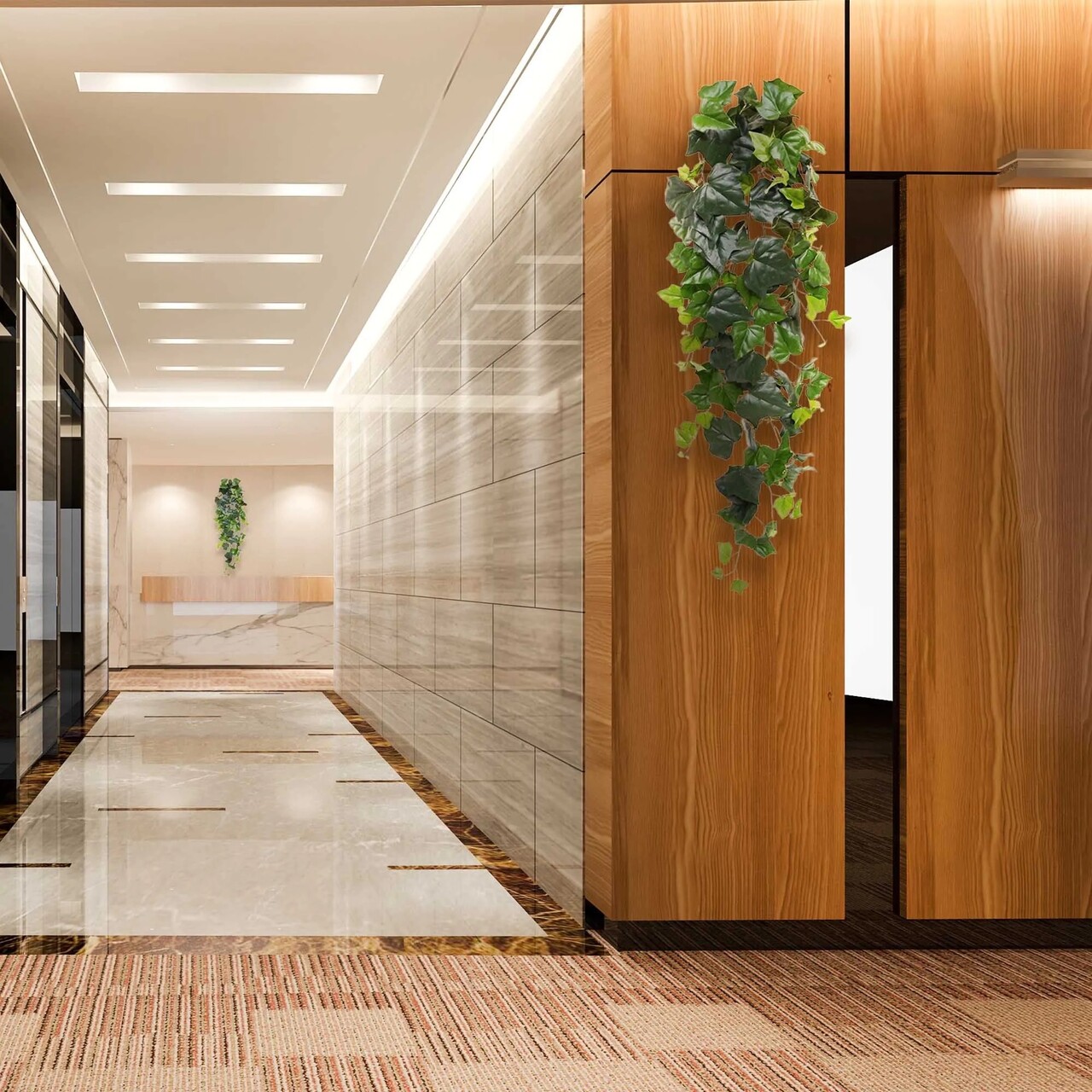 Hedera kunst hangplant 125 cm FR