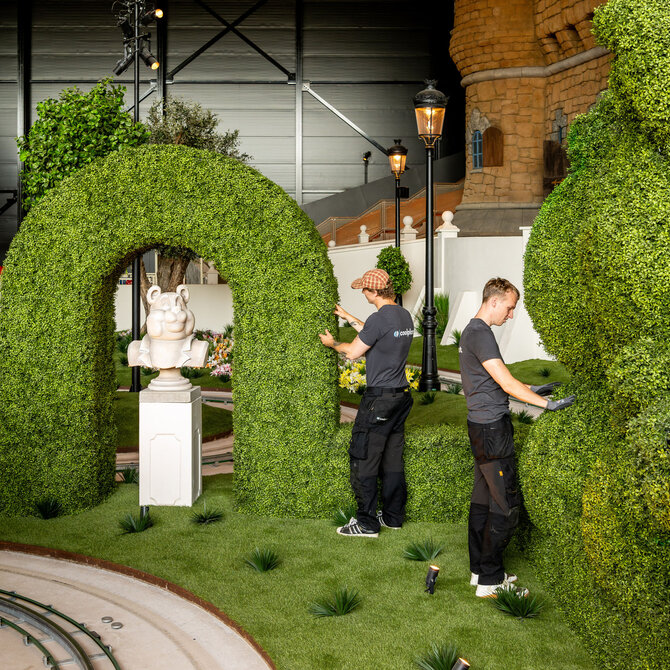 Coolplant Buxus kunsthaag high-end – brandvertragend & UV-resistent (p