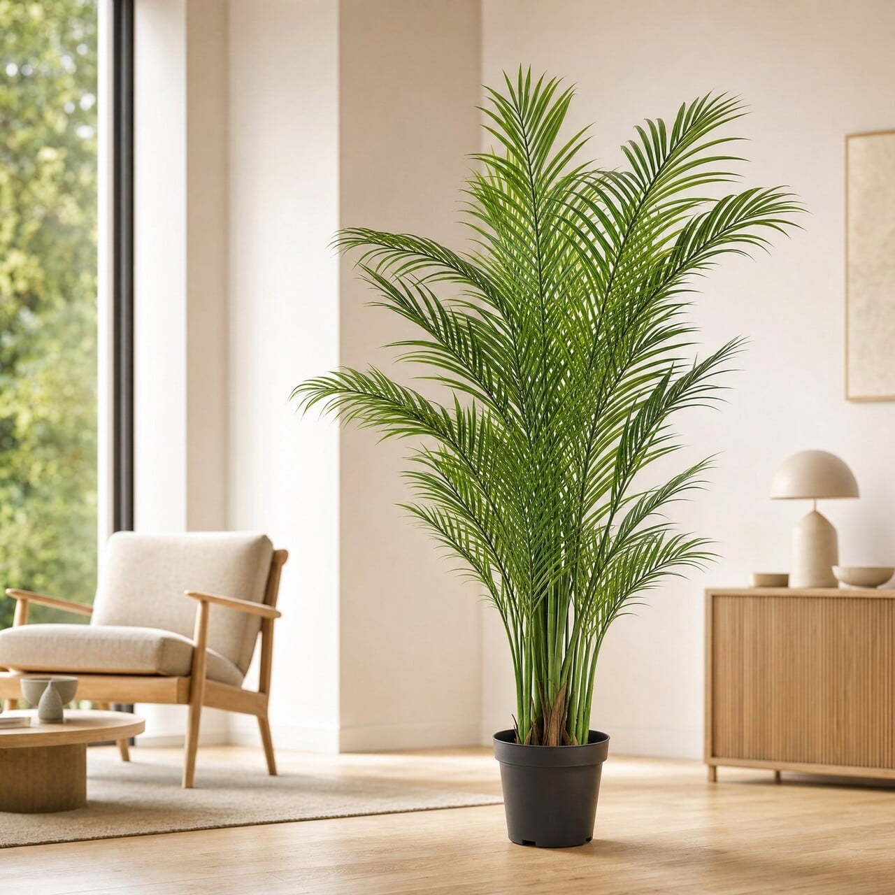 Areca kunstpalm 180 cm – brandvertragend & UV-bestendig