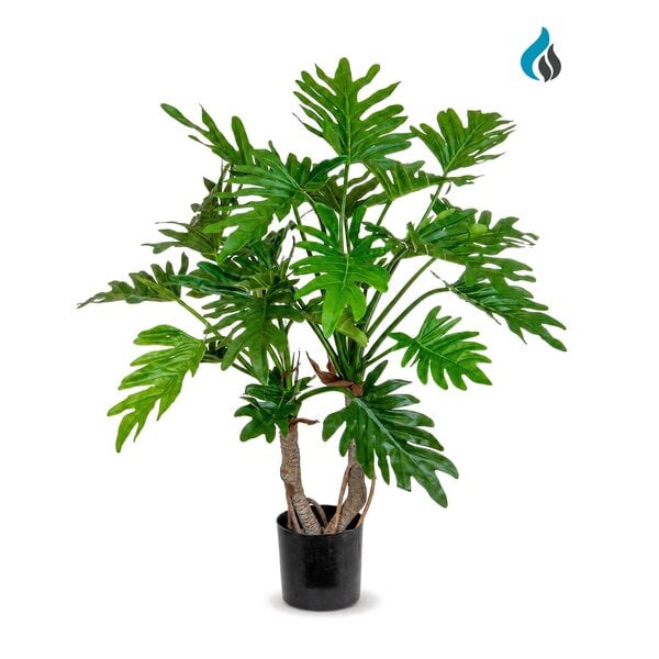 Coolplant Philodendron kunstplant 64 cm – brandvertragend