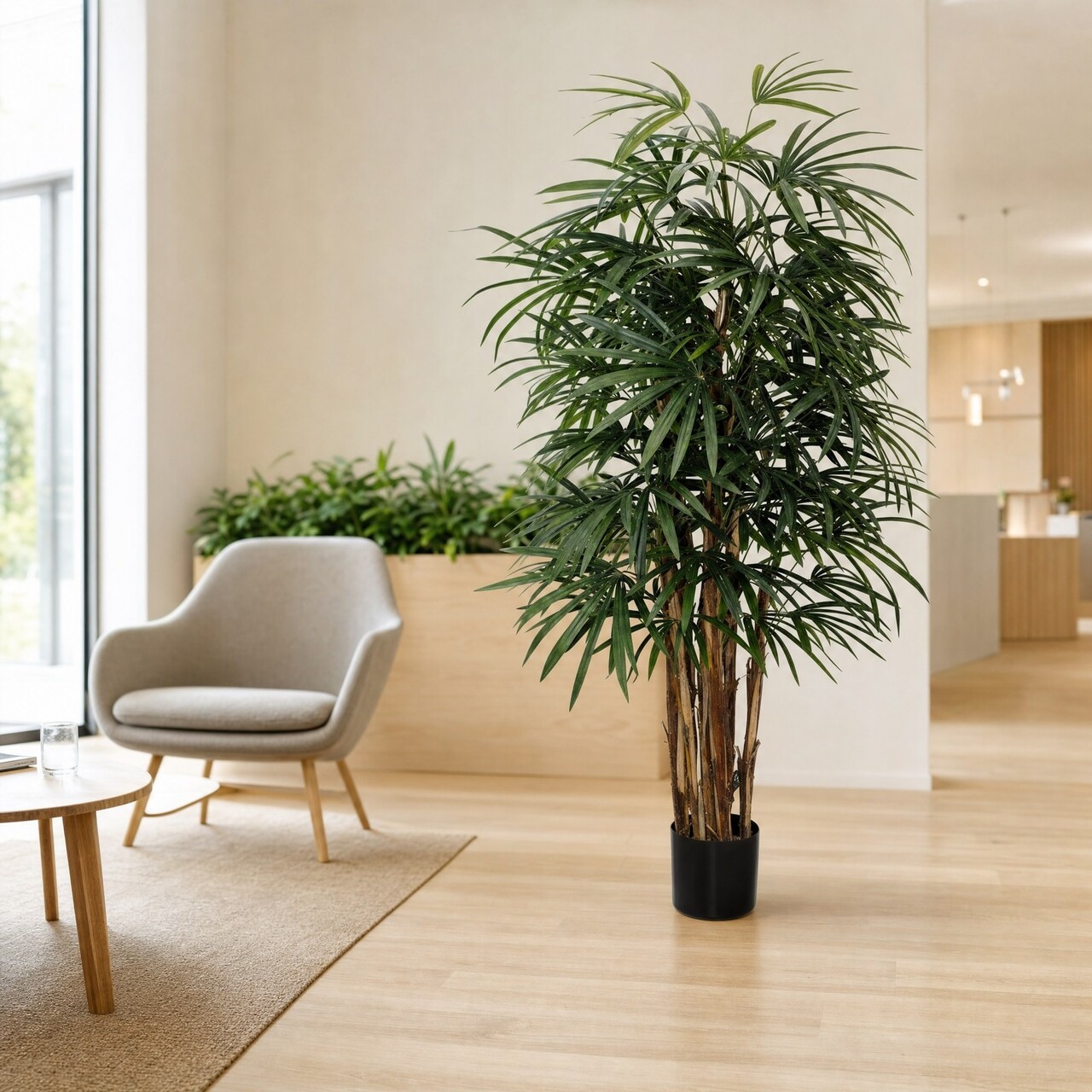 Raphis Kunstpalme deluxe 160 cm – schwer entflammbar
