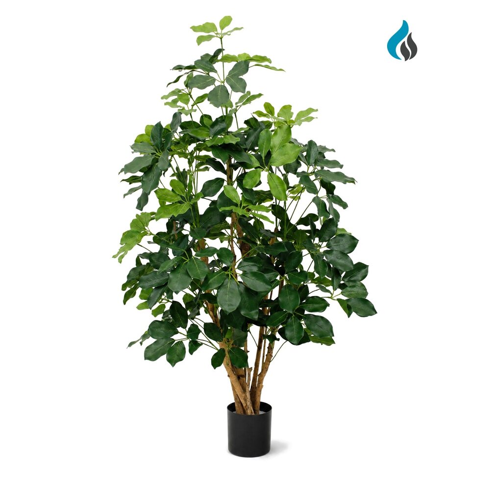 Coolplant Schefflera kunstboom 120 cm – brandvertragend