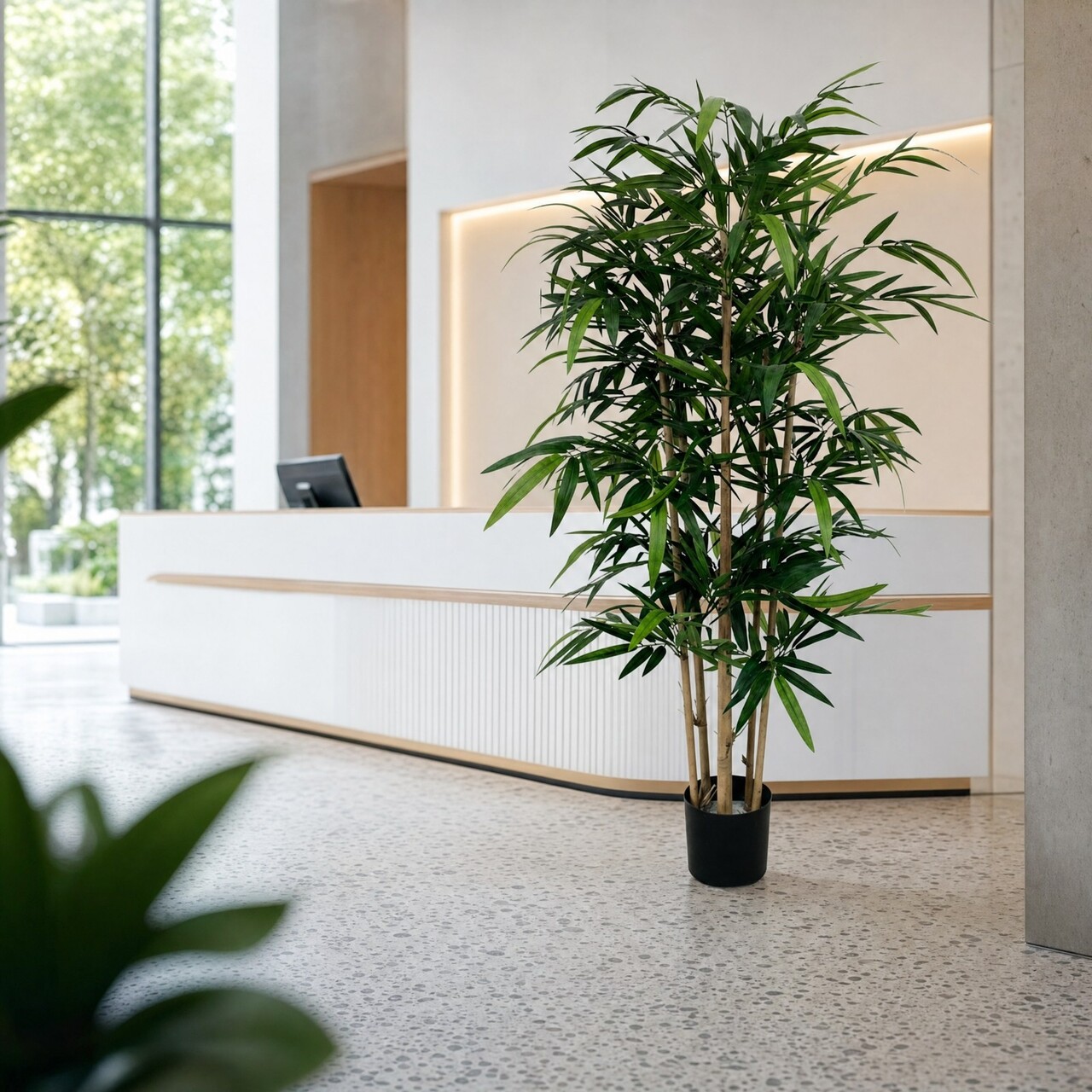 Bamboe kunstplant 140 cm – brandvertragend