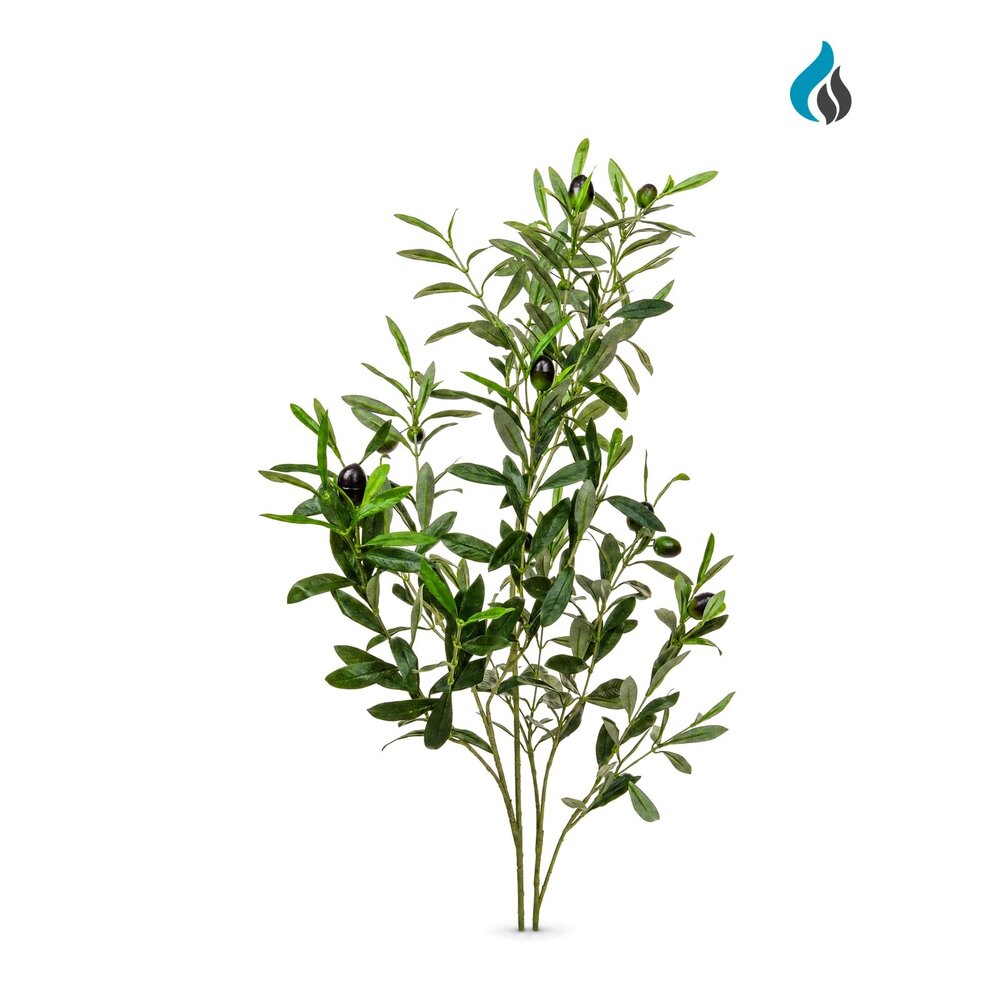 Coolplant Olijftak kunsttak met olijven 109 cm – brandvertragend