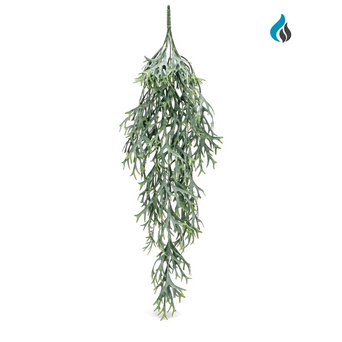 Coolplant Hertshoorn kunsthangplant 80 cm – brandvertragend