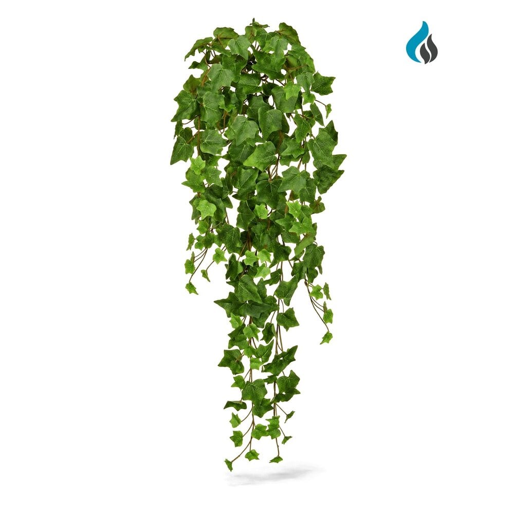 Coolplant Hedera kunsthangplant groen 86 cm – brandvertragend