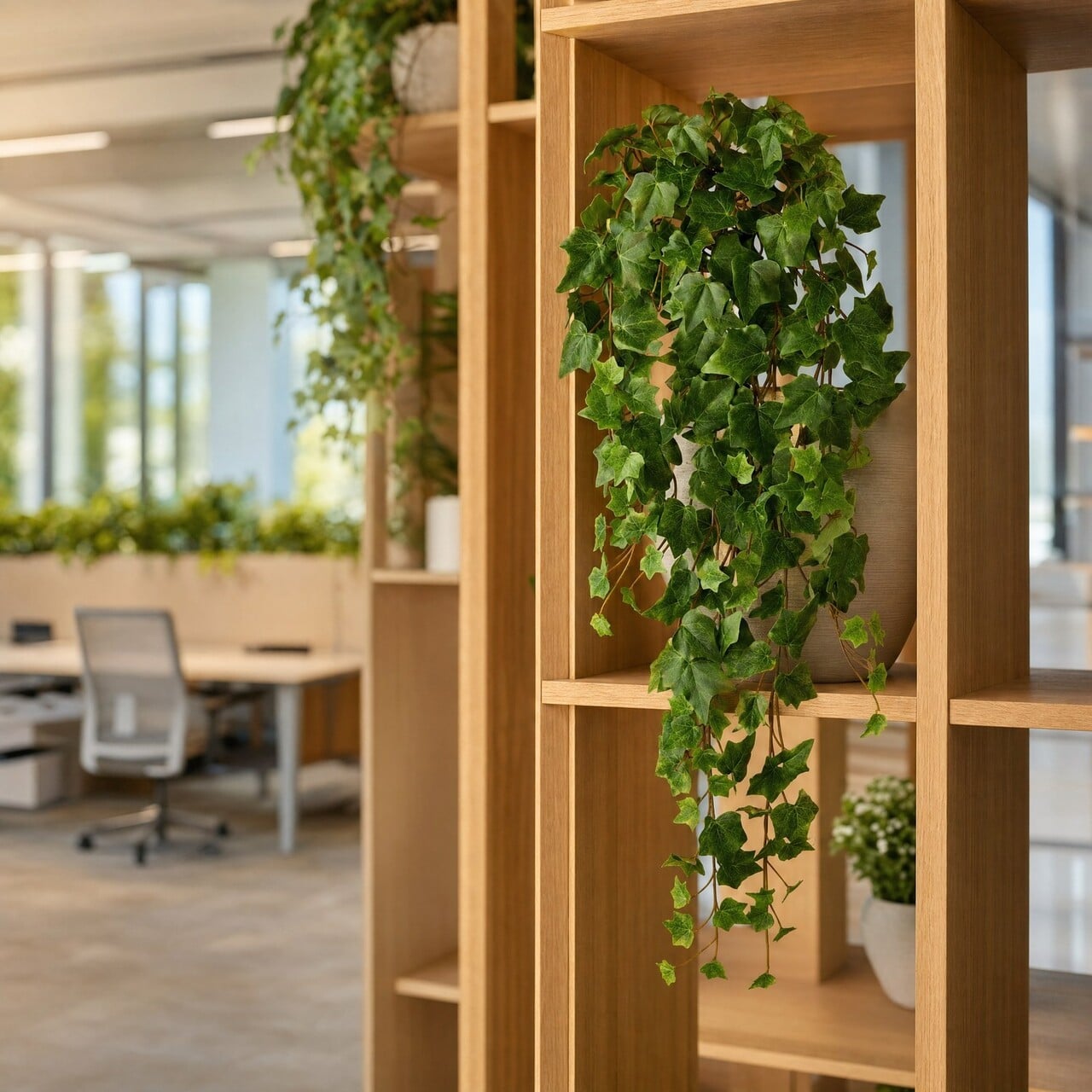 Hedera kunsthangplant groen 86 cm – brandvertragend