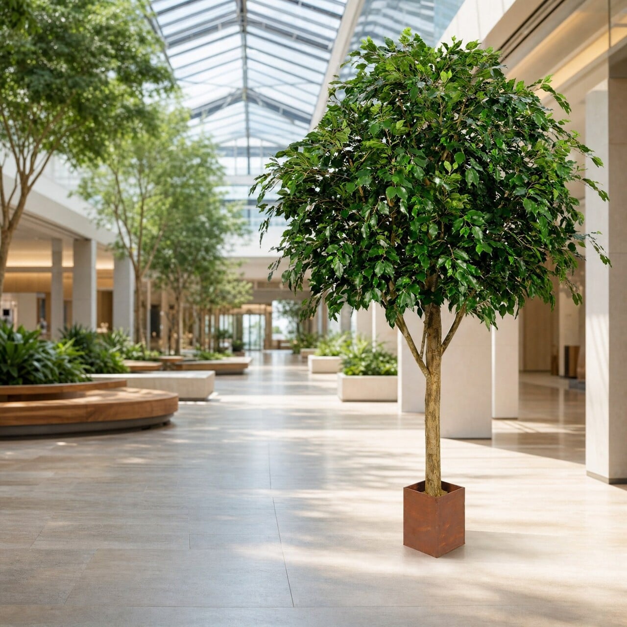 Ficus Exotica kunstboom Giant 290 cm – brandvertragend