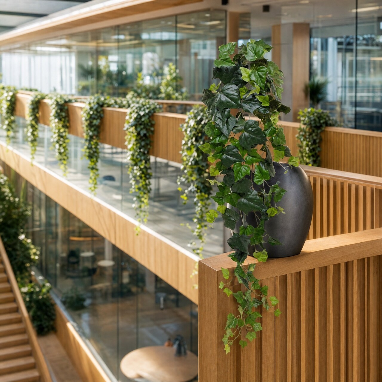Hedera kunsthangplant 125 cm – brandvertragend