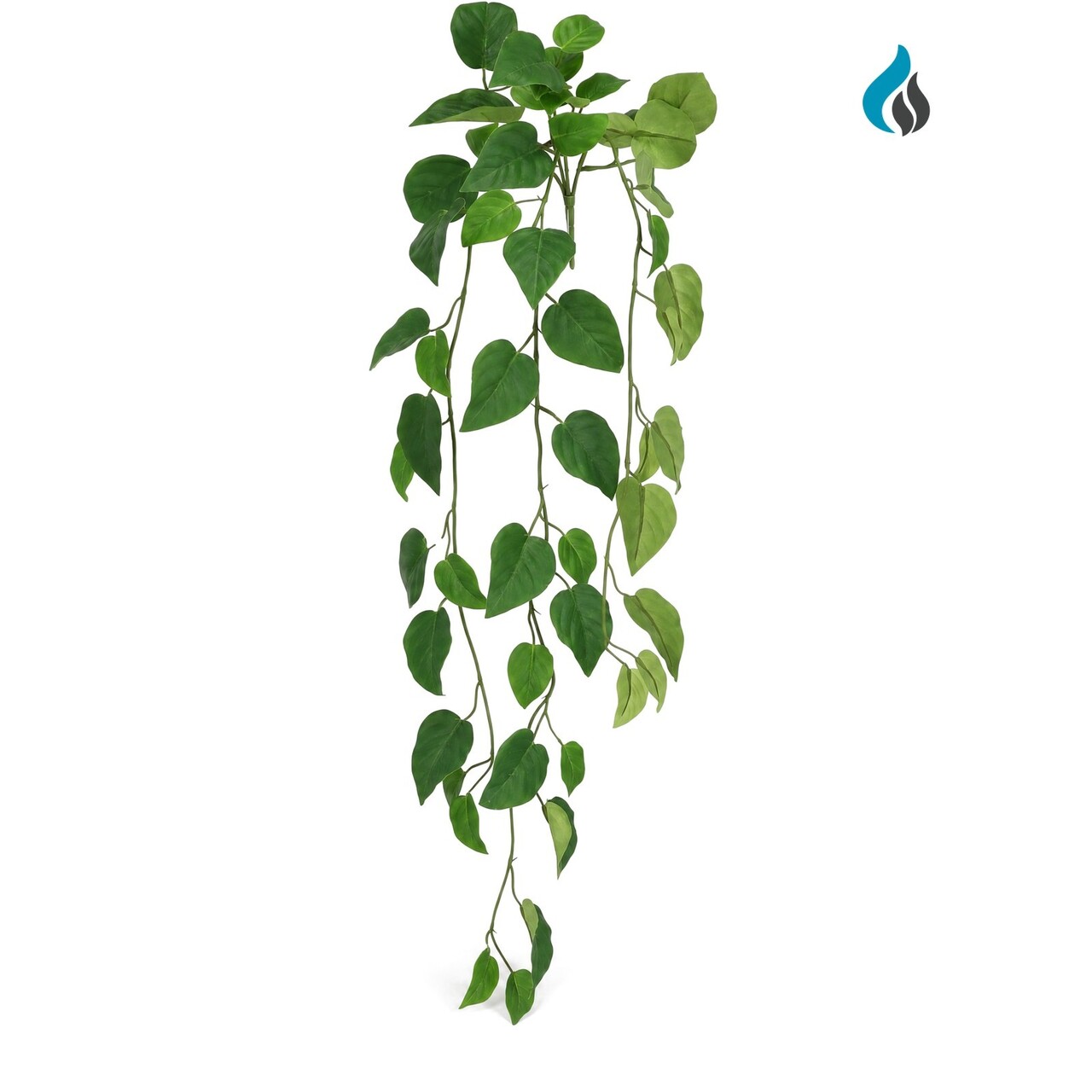 Philodendron kunsthangplant 85 cm – brandvertragend
