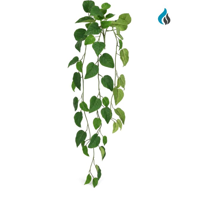 Coolplant Philodendron kunsthangplant 85 cm – brandvertragend