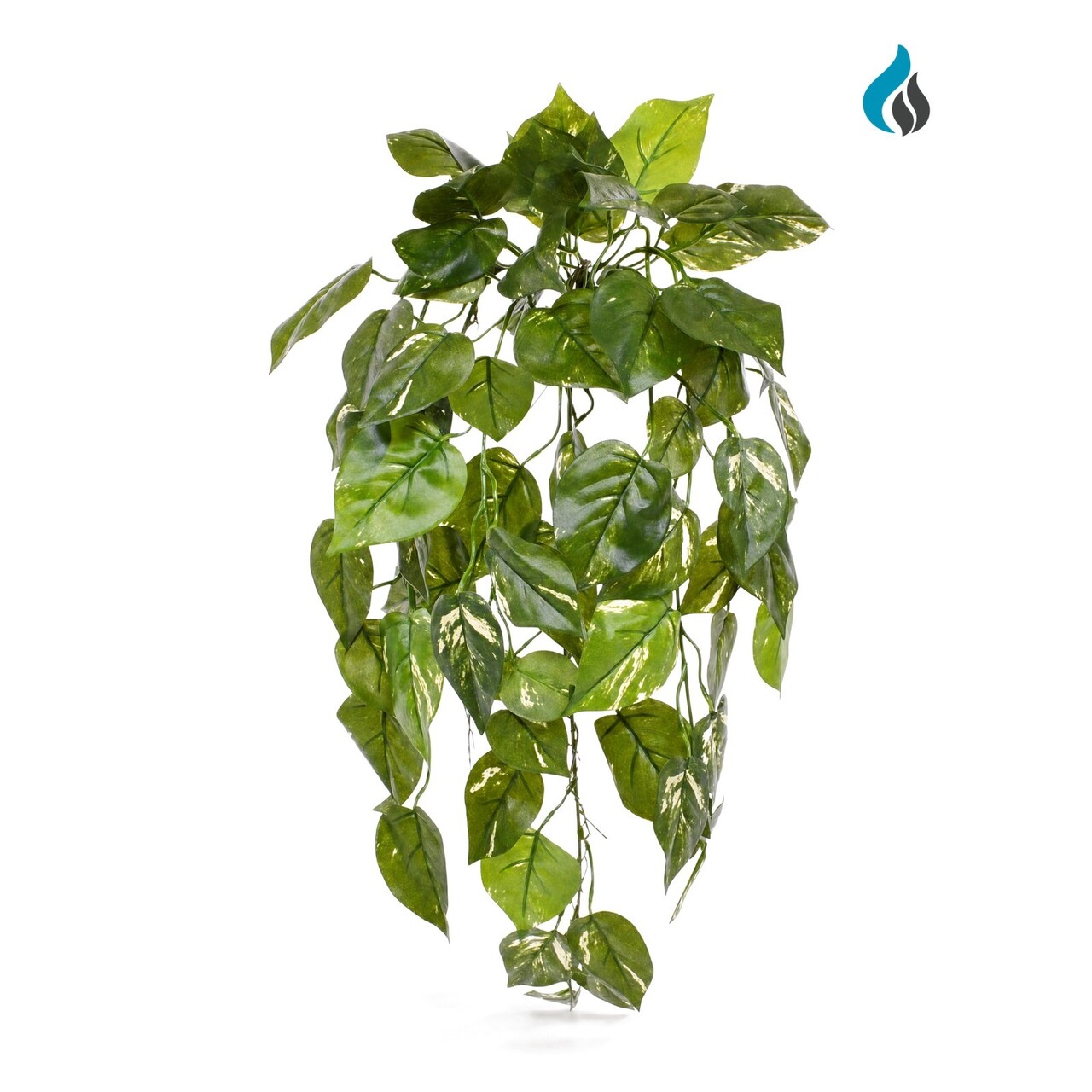 Pothos kunsthangplant deluxe bont 70 cm – brandvertragend
