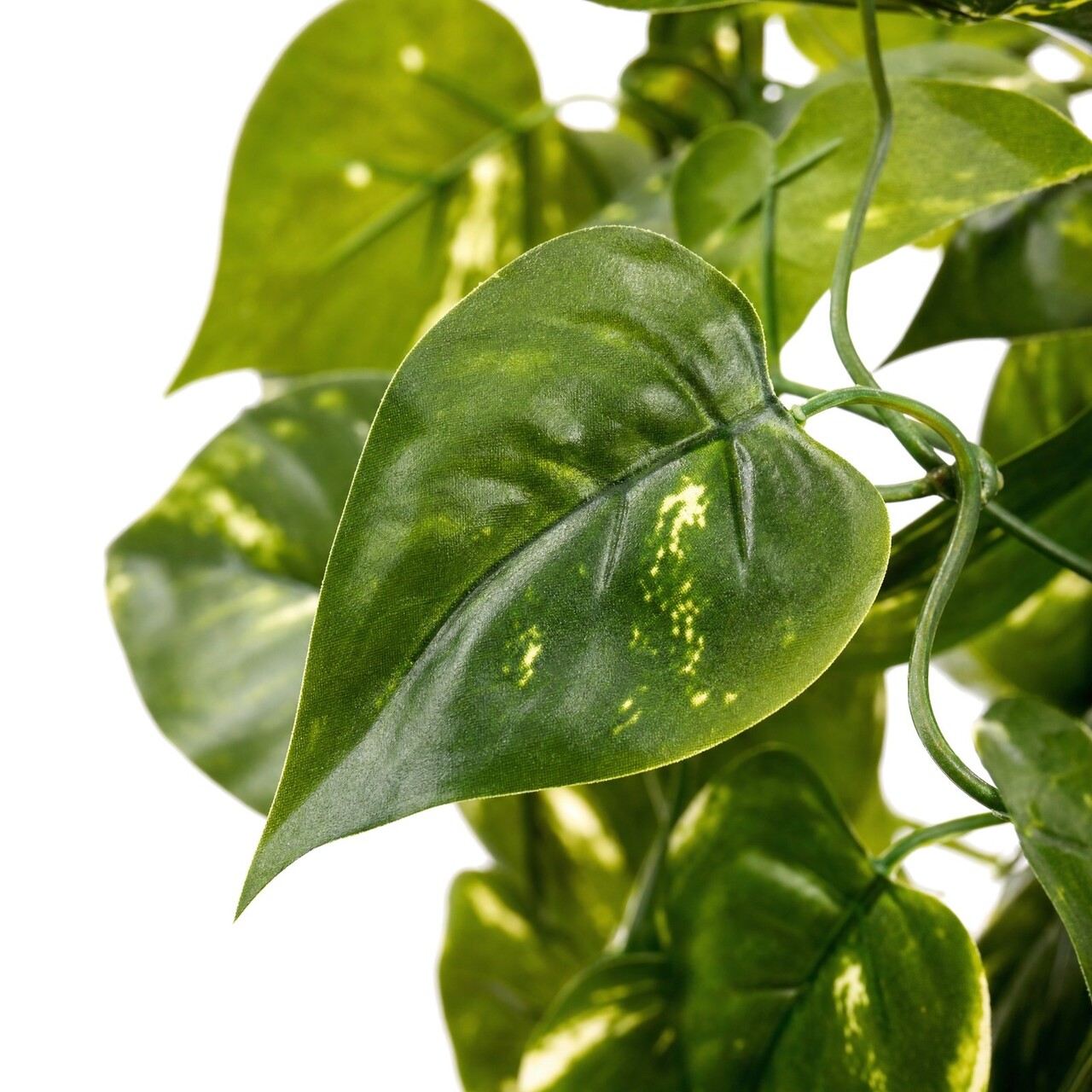 Pothos kunsthangplant deluxe bont 70 cm – brandvertragend