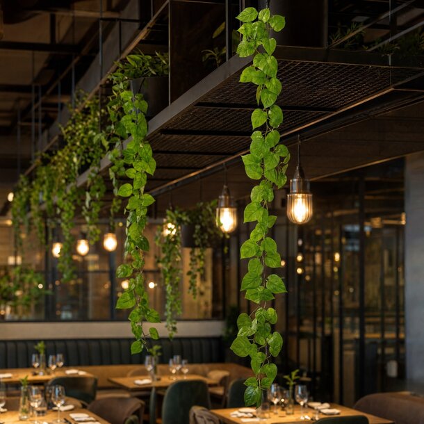 Pothos kunstslinger groen 182 cm – brandvertragend