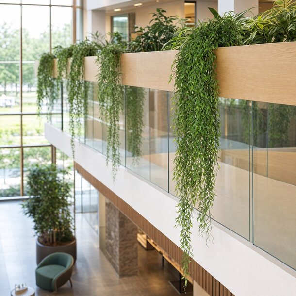 Wilg kunsthangplant 125 cm – brandvertragend