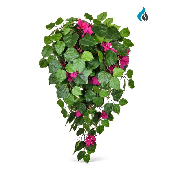 Coolplant Bougainvillea kunsthangplant roze 100 cm – brandvertragend