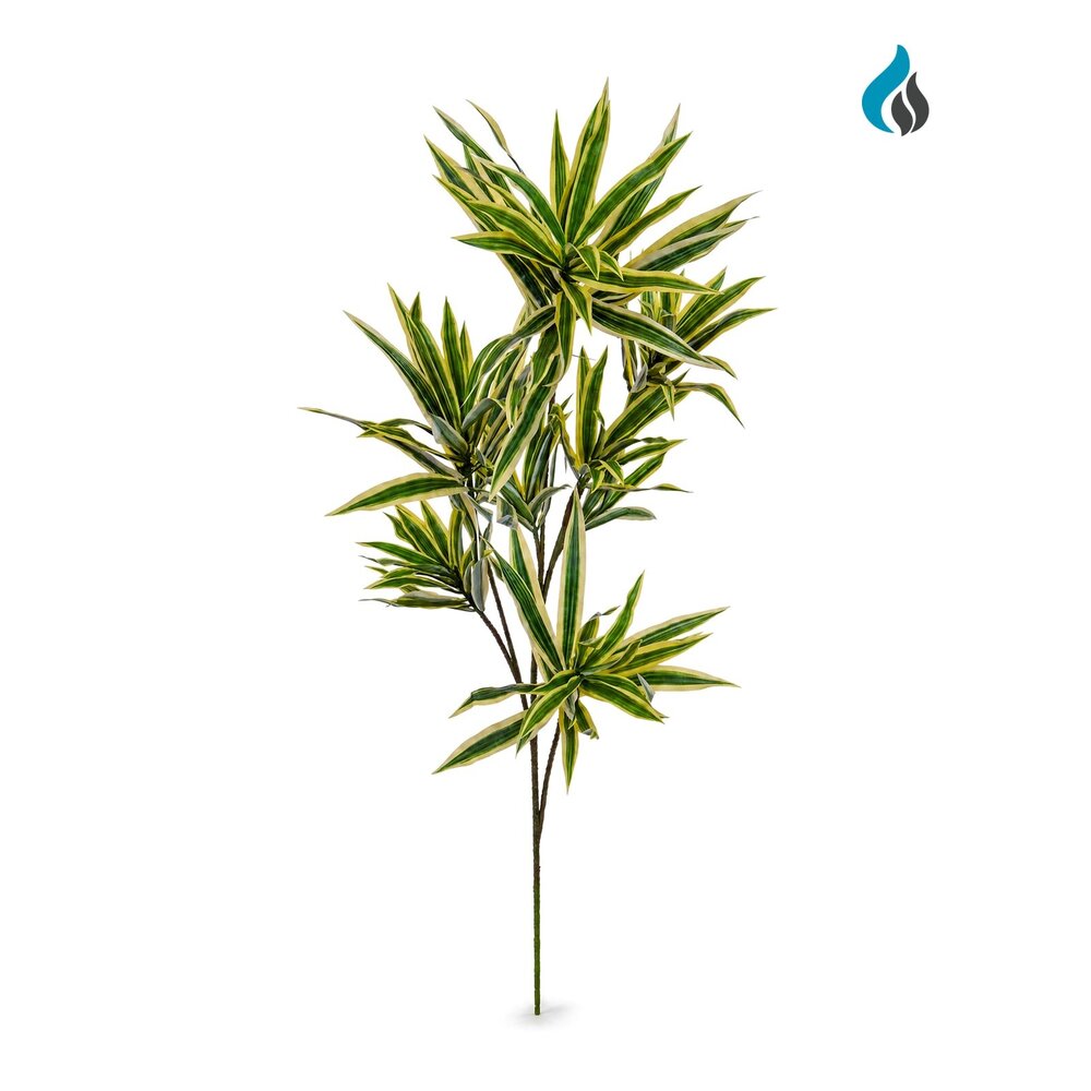 Coolplant Dracaena kunsttak bont 85 cm – brandvertragend