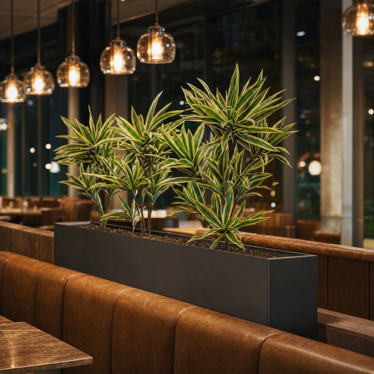 Dracaena kunsttak bont 85 cm – brandvertragend