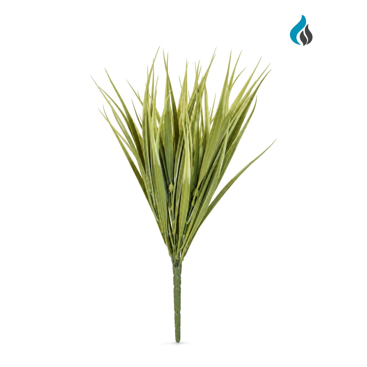 Gras kunstboeket geel-groen 30 cm – brandvertragend