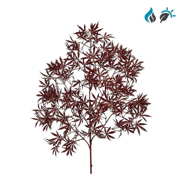 Coolplant Esdoorn kunsttak rood 65 cm – brandvertragend & UV-bestendig
