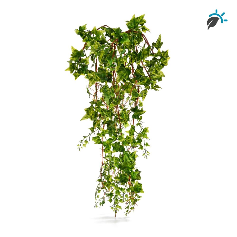 Coolplant Hedera kunsthangplant 80 cm groen – UV-bestendig