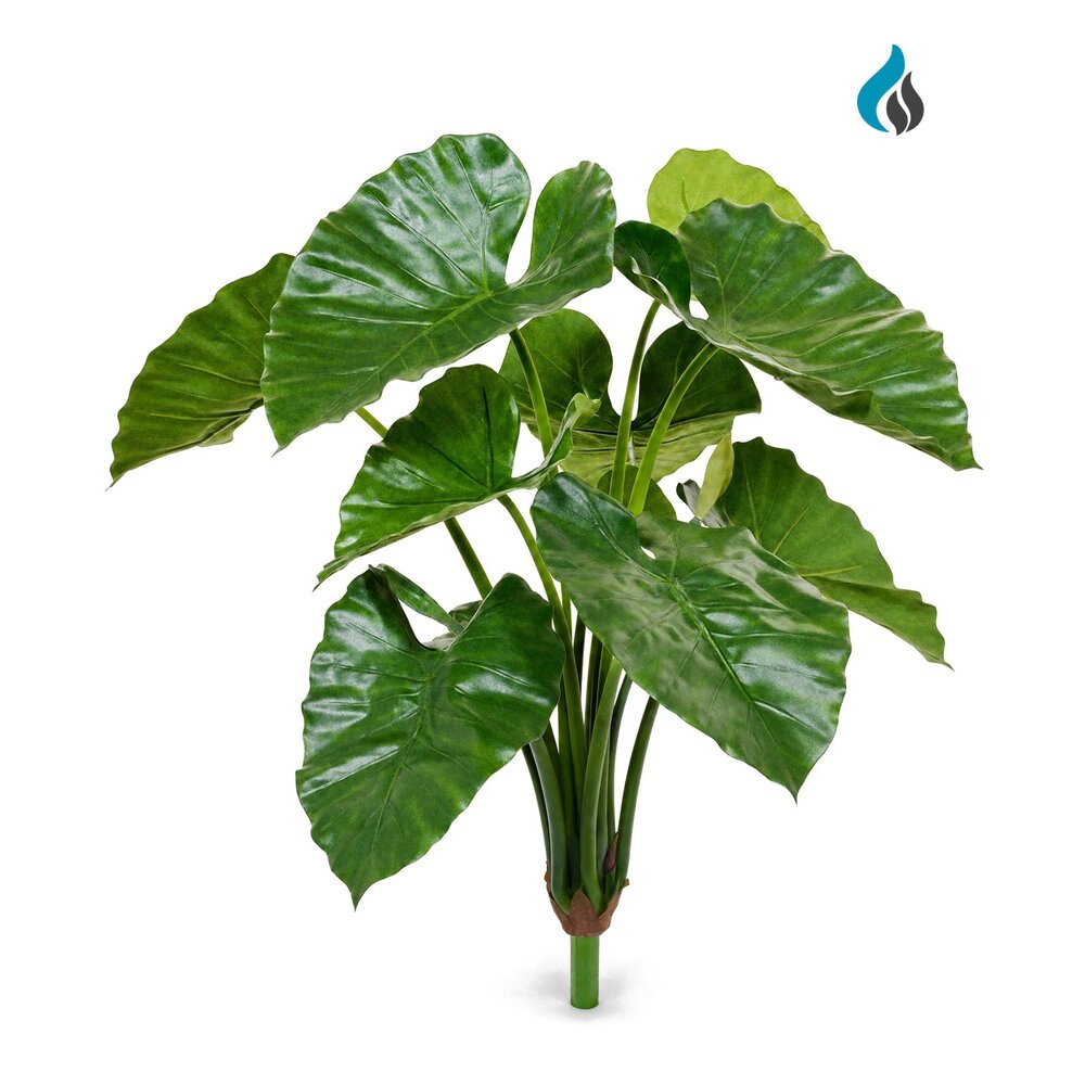 Coolplant Alocasia Calidora kunstplant 70 cm – brandvertragend